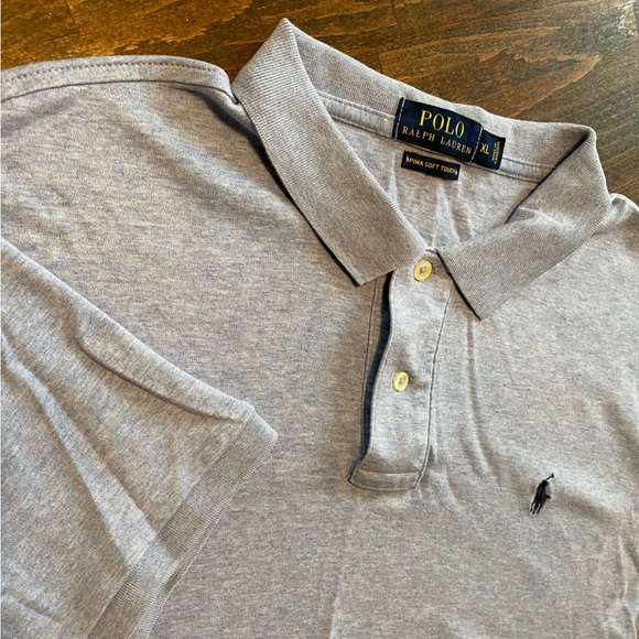 Polo Ralph Lauren Other - Polo Ralph Lauren Pima Soft Touch Polo Shirt Mens XL Blue Pony Logo RL Golf Prep